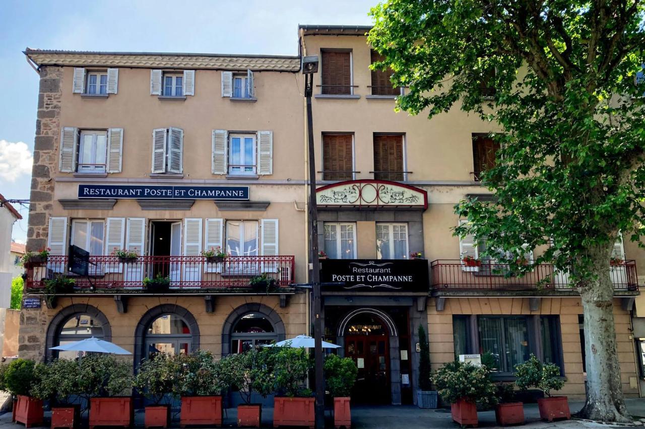 Hotel Poste Et Champanne Brioude Exterior photo