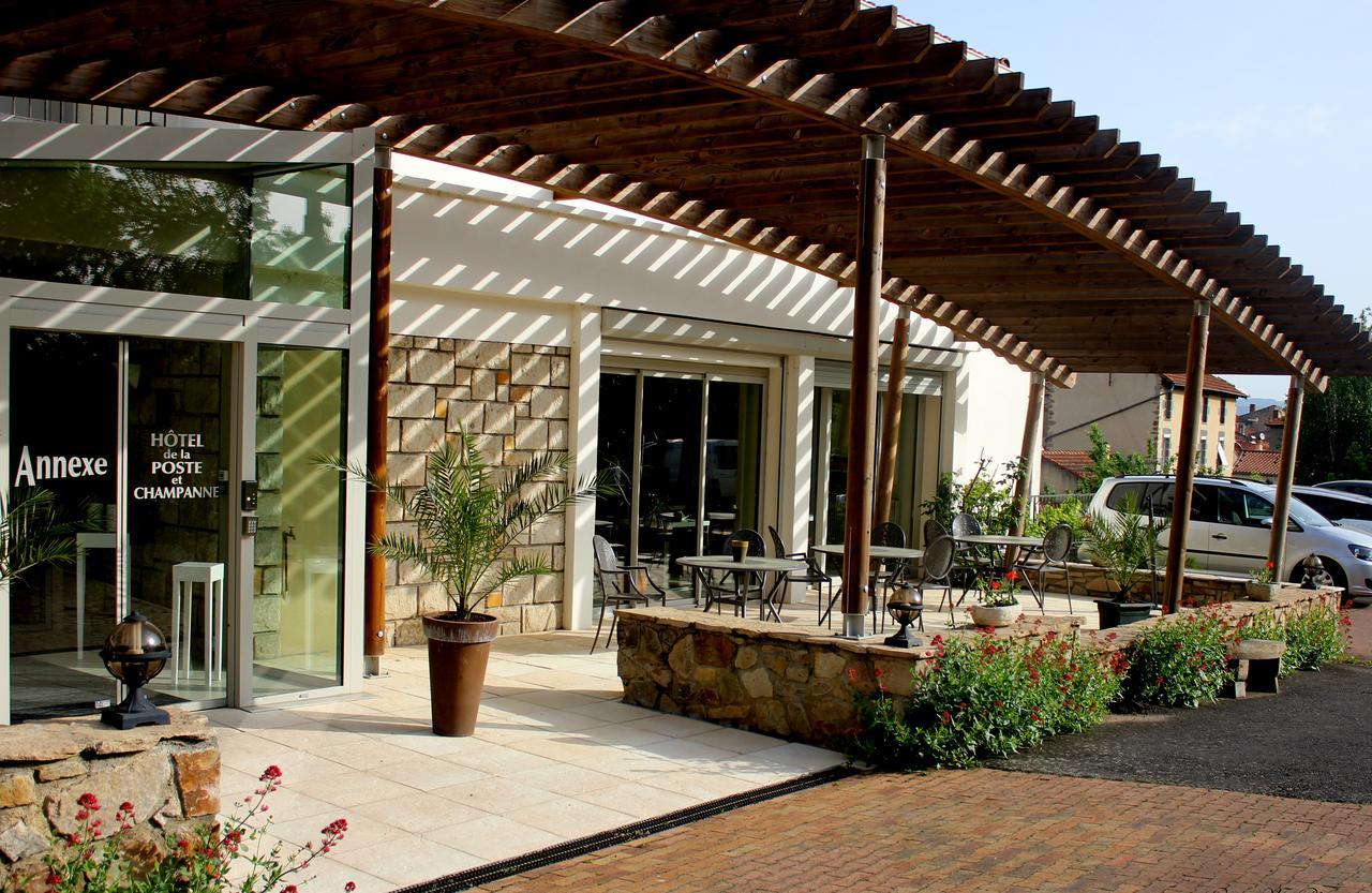Hotel Poste Et Champanne Brioude Exterior photo